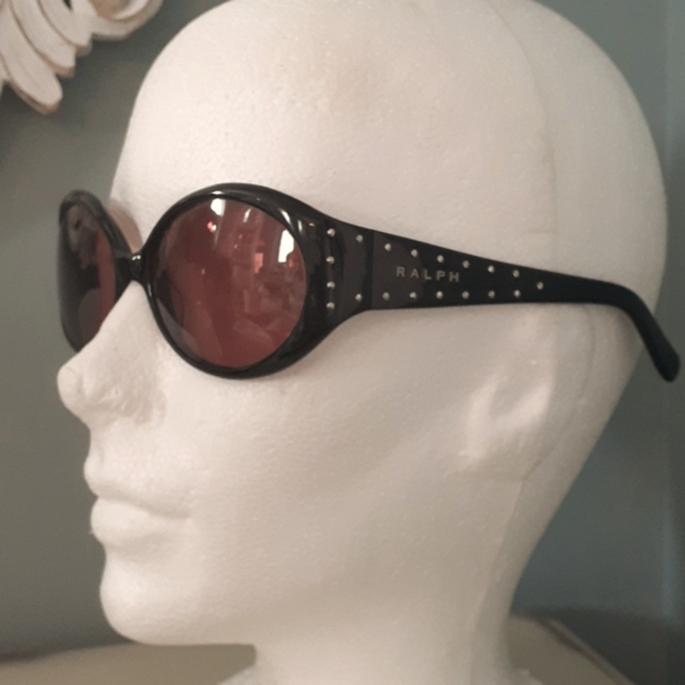 % Black Ralph Lauren Sunglasses with stud detail